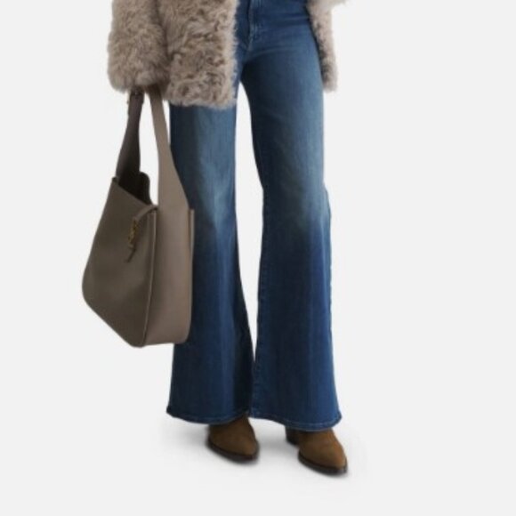 NEW PRADA Brown Suede Leather Western Boots Booties Side Zip Logo Heel 38.5 - Picture 4 of 9